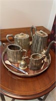 Vintage English tea set, includes coffee, pot,