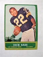 1963 Topps Dick Bass Rams Fullback Card #39