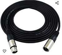 GLS Audio 12feet Mic Cable Patch Cords - XLR Male