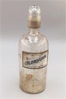 Vintage Apothecary Chloroform Bottle