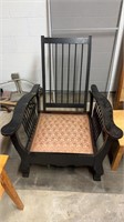 Antique Morris chair, with nice wide arms,