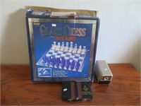 Chess Set, Game & Elec. Pencil Sharpener