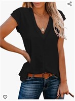 Famulily Womens Relaxed Fit Plain Top Summer