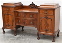 Beautiful Antique French Design Buffet / Sideboard