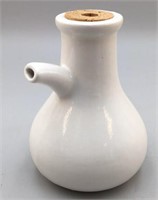 Antique Ceramic Inhaler with Cork Stopper