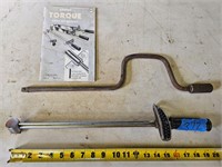 Vintage torque wrench and speed wrench
