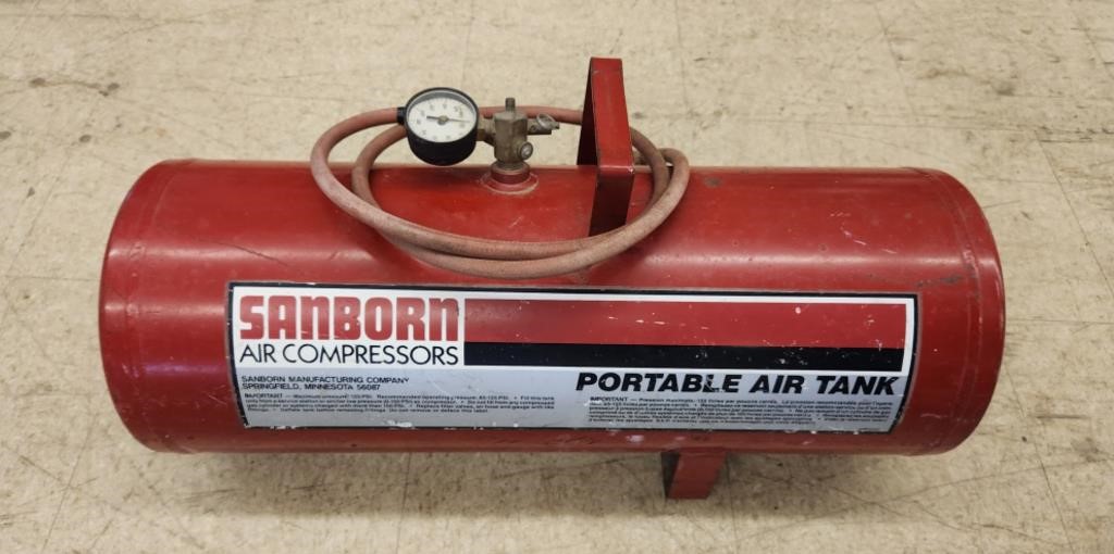 Sanborn Air Compressor - 160psi - unsure if works?
