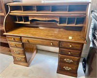 WOODEN ROLLTOP DESK