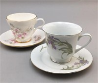 Crown Trent Bone China & Dutch Iris China Tea Sets