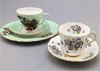 Old Royal and Taylor & Kent Bone China Tea Sets