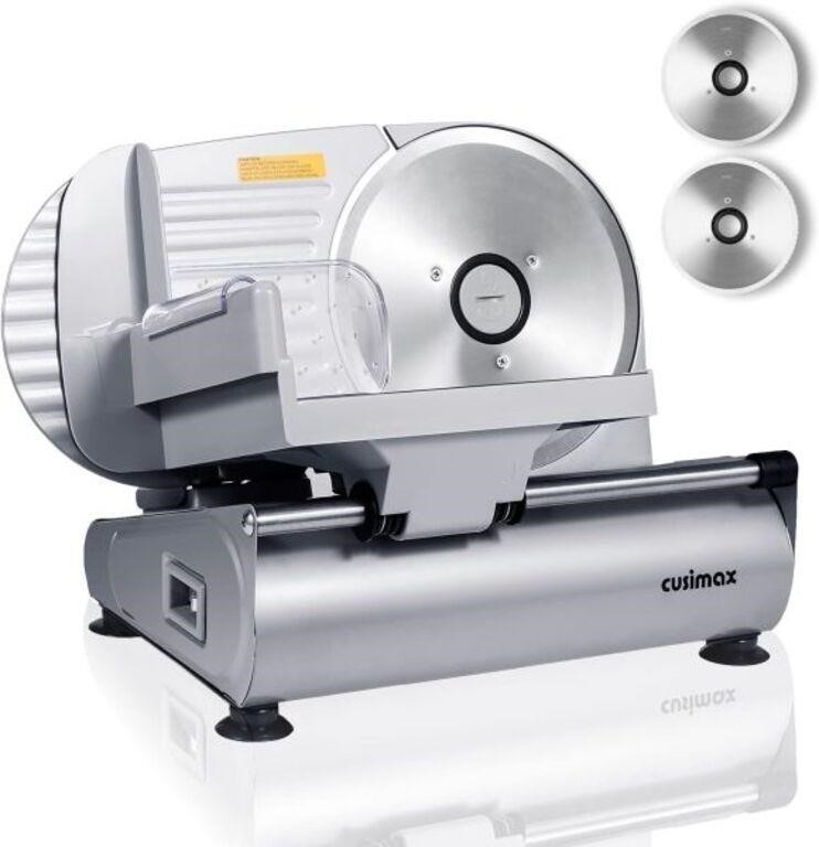 Meat Slicer, CUSIMAX 200W Electric Deli Food