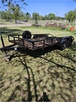 16' Utility Trailer with Ramps