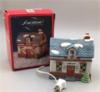Americana Electric Porcelain Collectable - Library