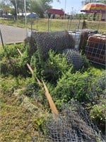 Rolls of Chain Link Fence