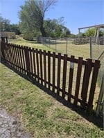 Treated Wood Fence - 4ft tall