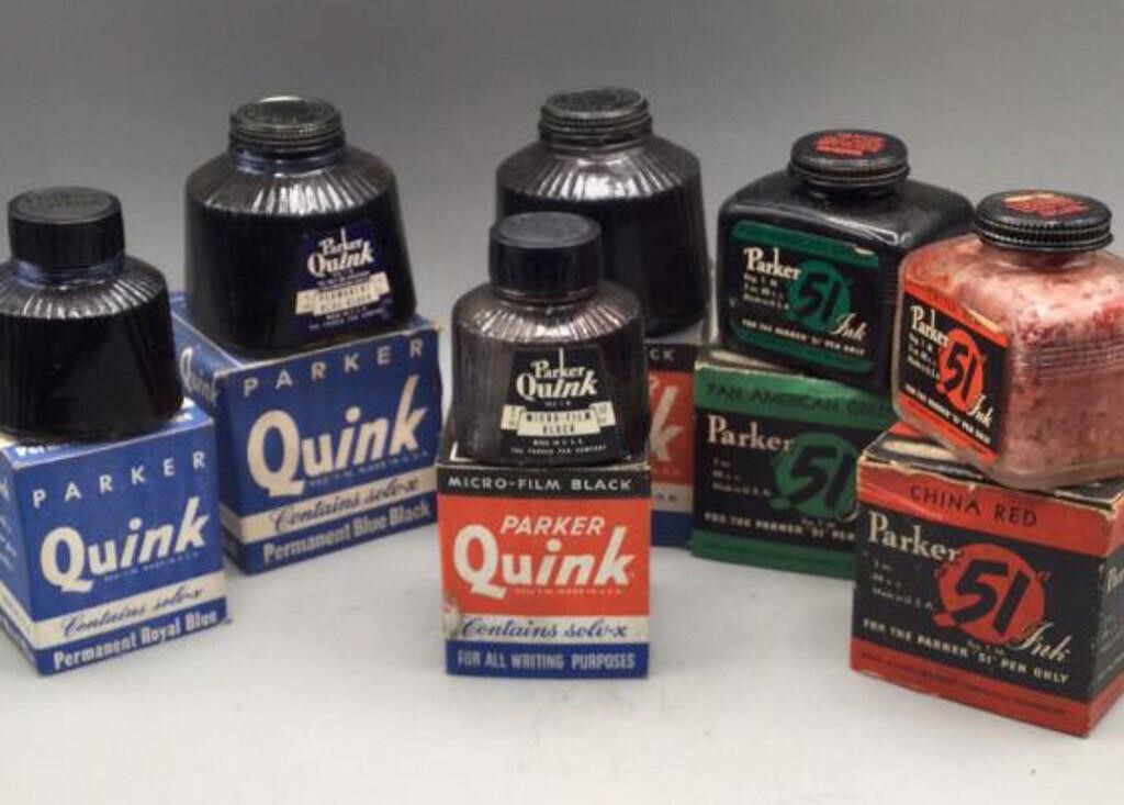 Vintage Parker Quink  Ink Permanent