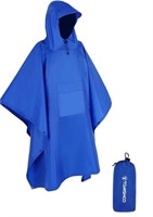 TOMSHOO Multifunctional Raincoat with Hood Hiking