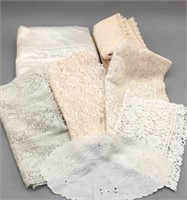 Vintage Linens-Tablecloth, Napkins, Dresser