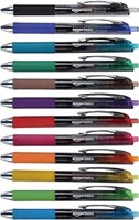 Amazon Basics Retractable Gel Pens, Fine Point
