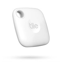 Tile Mate 1-Pack, White. Bluetooth Tracker, Keys