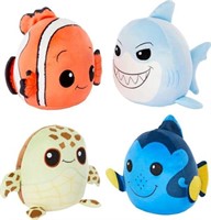 Disney100 Finding Nemo Cuutopia 4 Plush Toys, 5