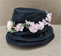 Kentucky Derby Floral Brim Hat