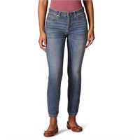 Essentials Women's Mid Rise Curvy Skinny Jean,