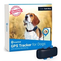 (White) No Box, Tractive Waterproof GPS Dog