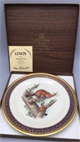 Lenox Annual Limited Issue Woodland Wildlife Plate