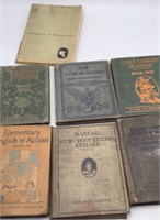 Seven Vintage Books - Late 1800 Early 1900