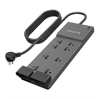 Belkin 8-Outlet Power Strip Surge Protector with