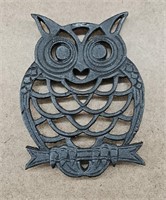 Cast Iron Owl Trivet
