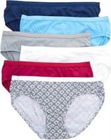 Hanes Womens 9-Pack Breathable Cotton Hipster