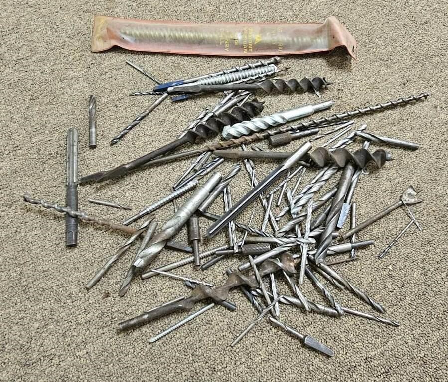 Box of Various Drill Bits