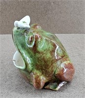 Ceramic Frog Sponge Holder - Vintage