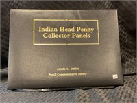 Indian head penny collector panels - James G.