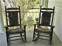 19th Century Matching Front Porch Rockers