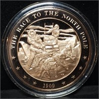 Franklin Mint 45mm Bronze US History Medal 1909