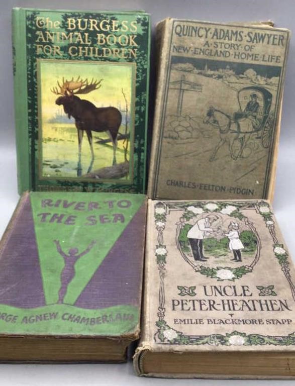 Vintage Hard Back Children Books, Burgess, Sawyer