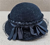 1960s Kentucky Derby Black Bucket Hat