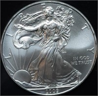 2009 1oz Silver Eagle Gem BU