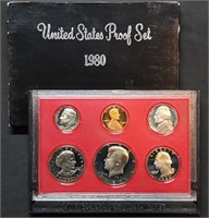 1980 US Mint Proof Set w/ SBA Dollar