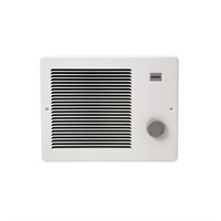Broan Wall Heater, White Grille Heater with Built-