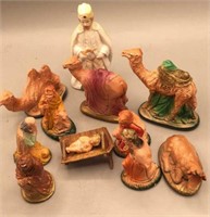 Vintage ChalkWare Nativity