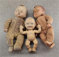 3pc Rempel Squeeze Baby Dolls