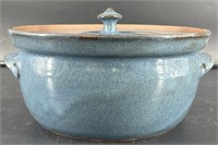 Vernon Owens Glazed Pot With Lid