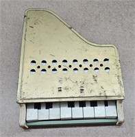 1930s Tudor Metal Tin Piano - works