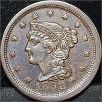 1852 US Large Cent Nice!