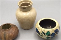 Vases -  Pottery Bowls Lot of Three