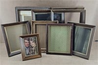 9pc Vintage Wooden Frames